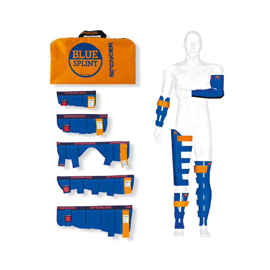 BLUE SPLINT - KIT STECCOBENDE 5 MISURE CON SACCA