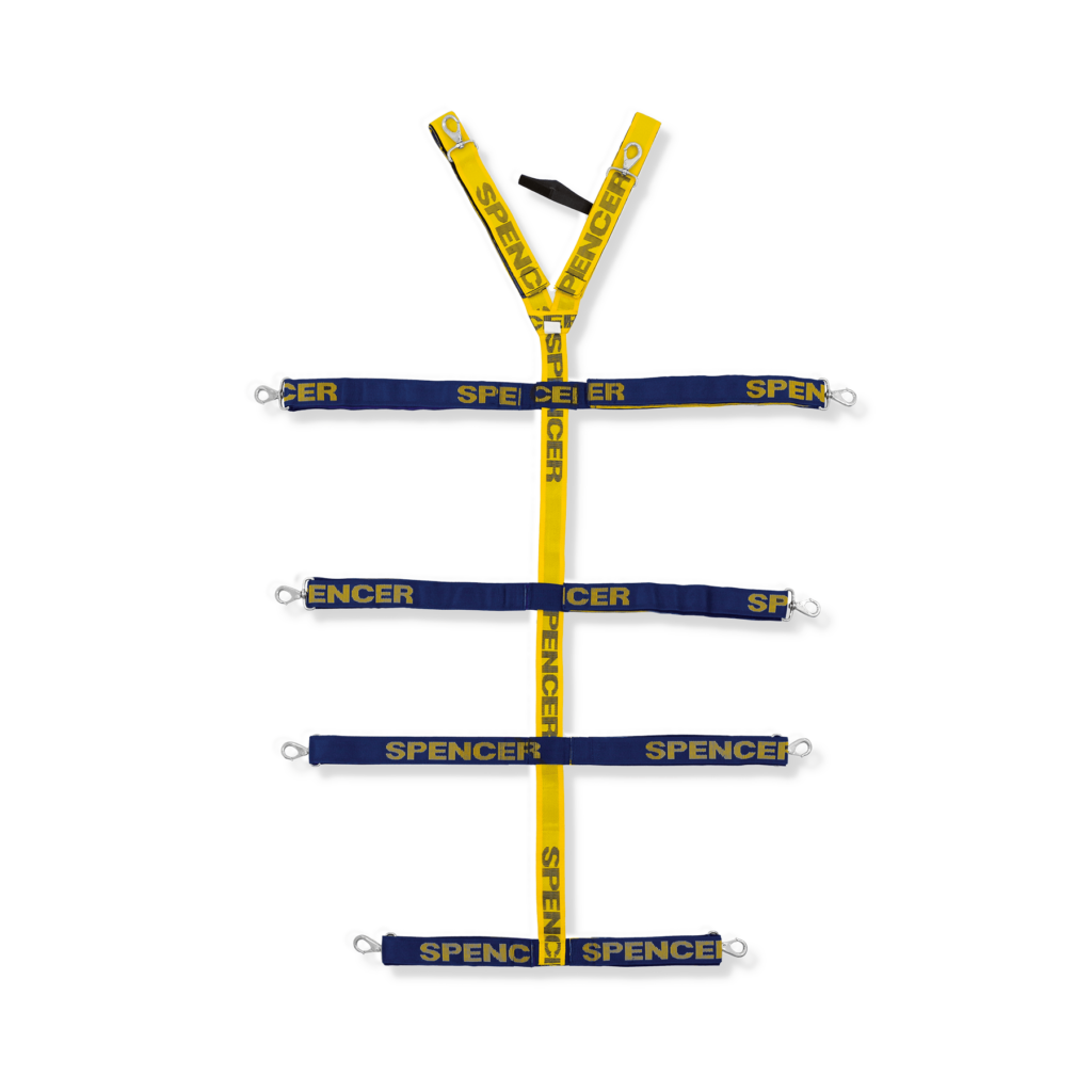 PIN STRAPS - SISTEMA DI CINTURE RAGNO PER TAVOLE SPINE CON PIN