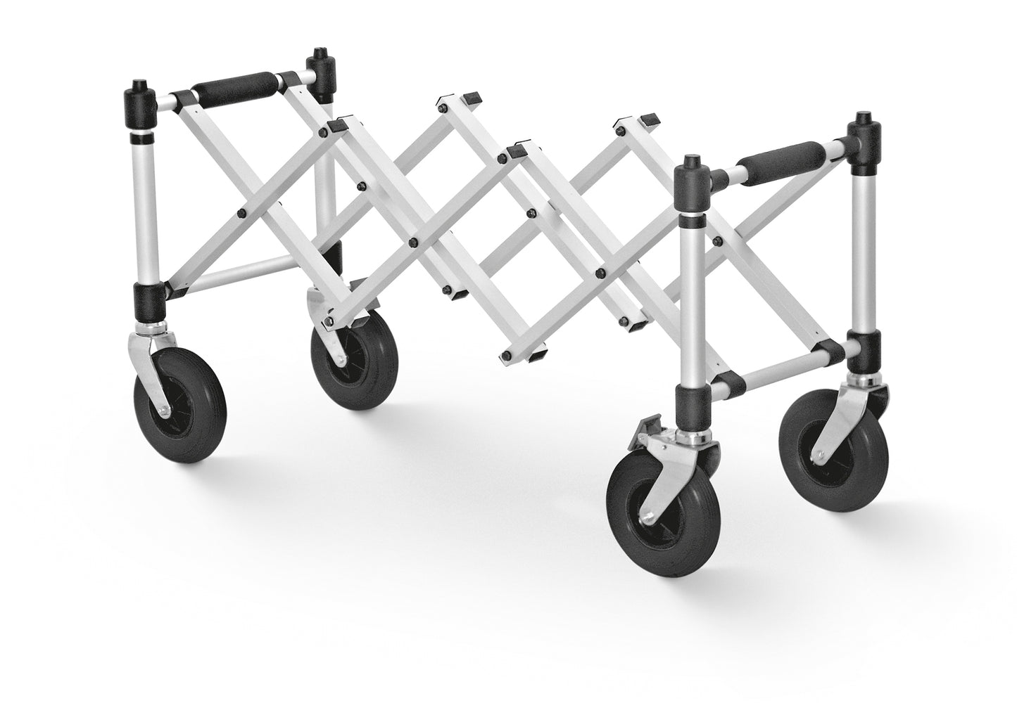 Z502 - CARRELLO FUNERARIO PIEGHEVOLE CON RUOTE DI DIAMETRO 20 CM (SENZA MANIGLIE)
