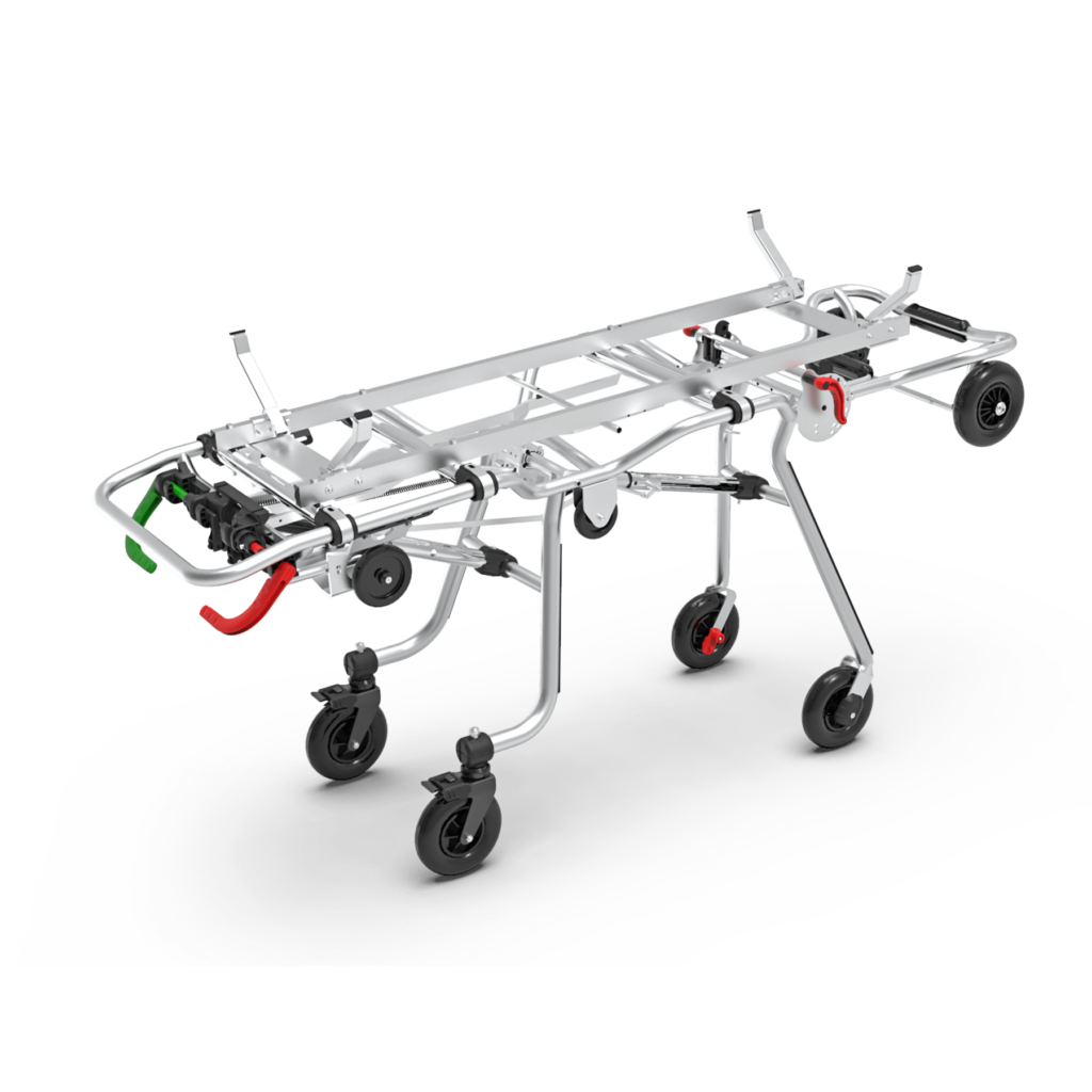 Z-CROSS CARRELLO - CARRELLO FUNERARIO CON ALTEZZE INTERMEDIE