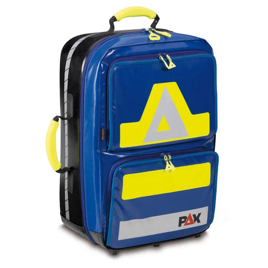 PAX BERLIN MAGNET BLU/GIALLO - ZAINO DI EMERGENZA CON TASCHE FRONTALI INTEGRATE