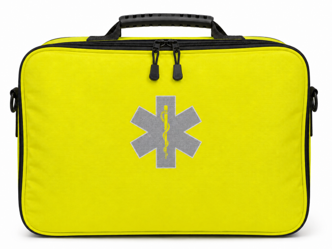 PARAMEDIC HP - BORSA VUOTA PVC GIALLO CON STAR OF LIFE