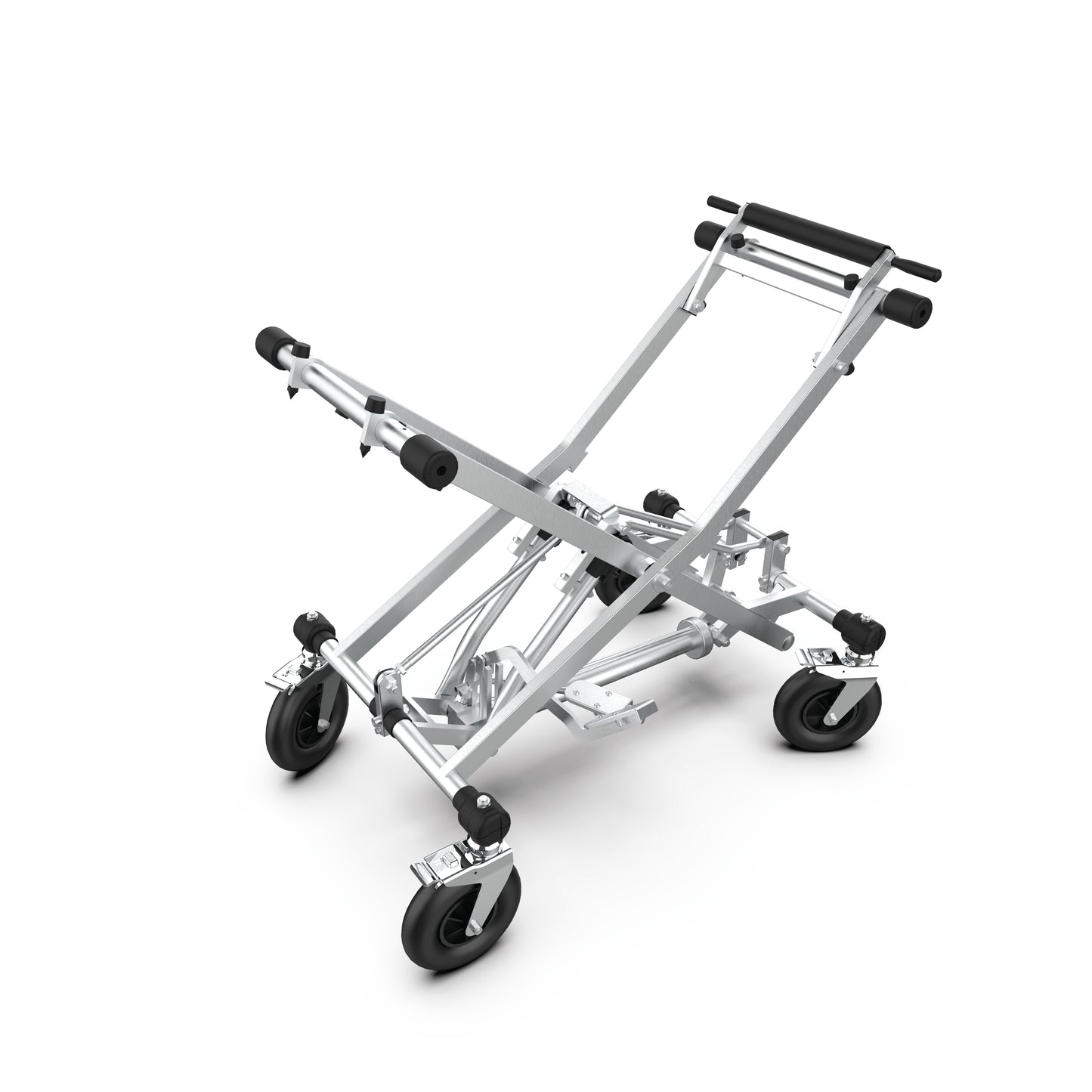 JACK-E 4RG E TWIST - CARRELLO ELEVATORE OLEODINAMICO CON 4 RUOTE GIREVOLI E SISTEMA TWIST