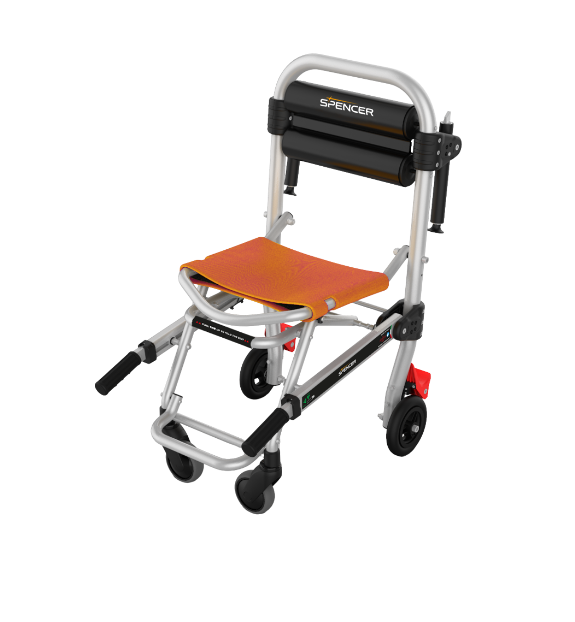 SEDIA PORTANTINA PIEGHEVOLE 4BELL SILVER+