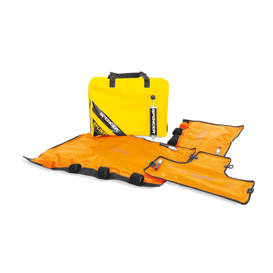 RES-Q-SPLINT - KIT 3 MISURE STECCOBENDE A DEPRESSIONE CON SACCA E POMPA