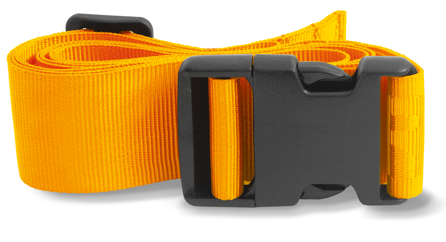 STX 597 - CINTURA 1 PEZZO ARANCIO CON GANCIO IN PLASTICA