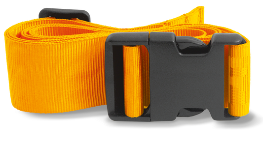 STX 597 - CINTURA 1 PEZZO ARANCIO CON GANCIO IN PLASTICA