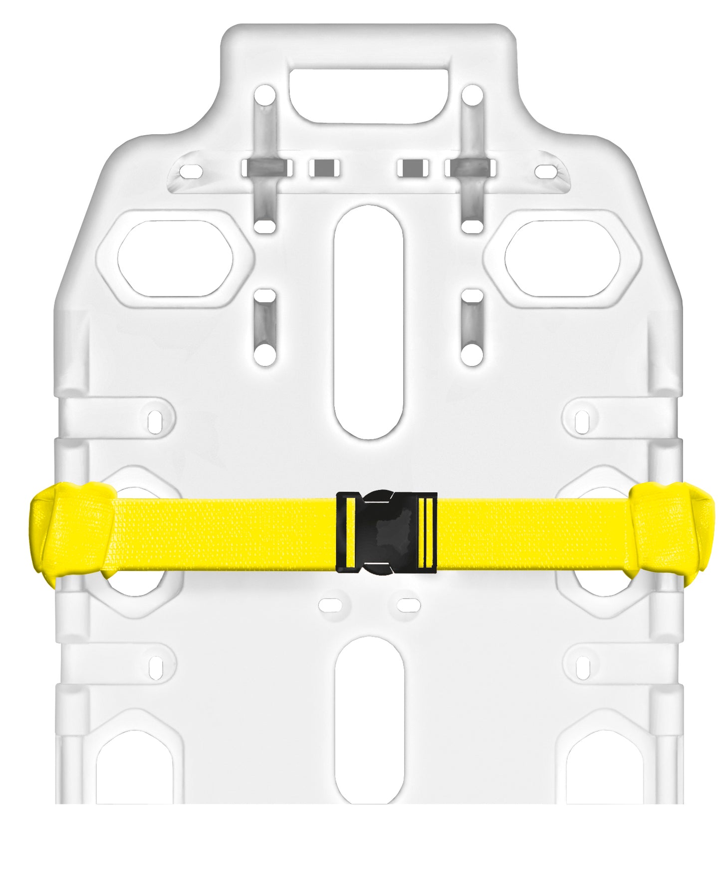 STX 598 - CINTURA 2 PEZZI GIALLA CON GANCIO IN PLASTICA