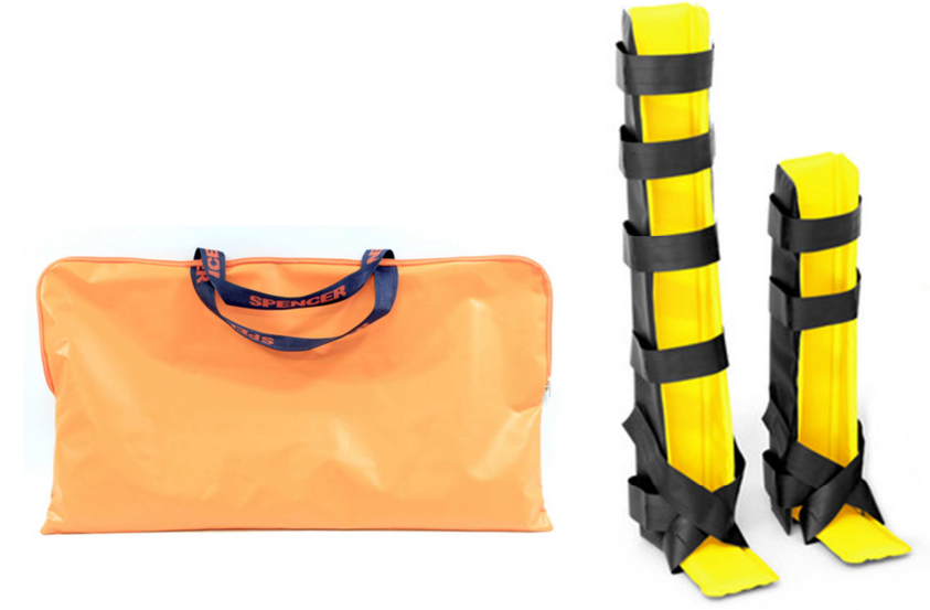 FIXO SPLINT - STECCOBENDE RIGIDE - KIT 2 MISURE (S - L) CON SACCA