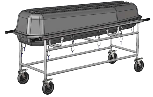 Z9200 - CARRELLO PORTASALME CON COPERCHIO