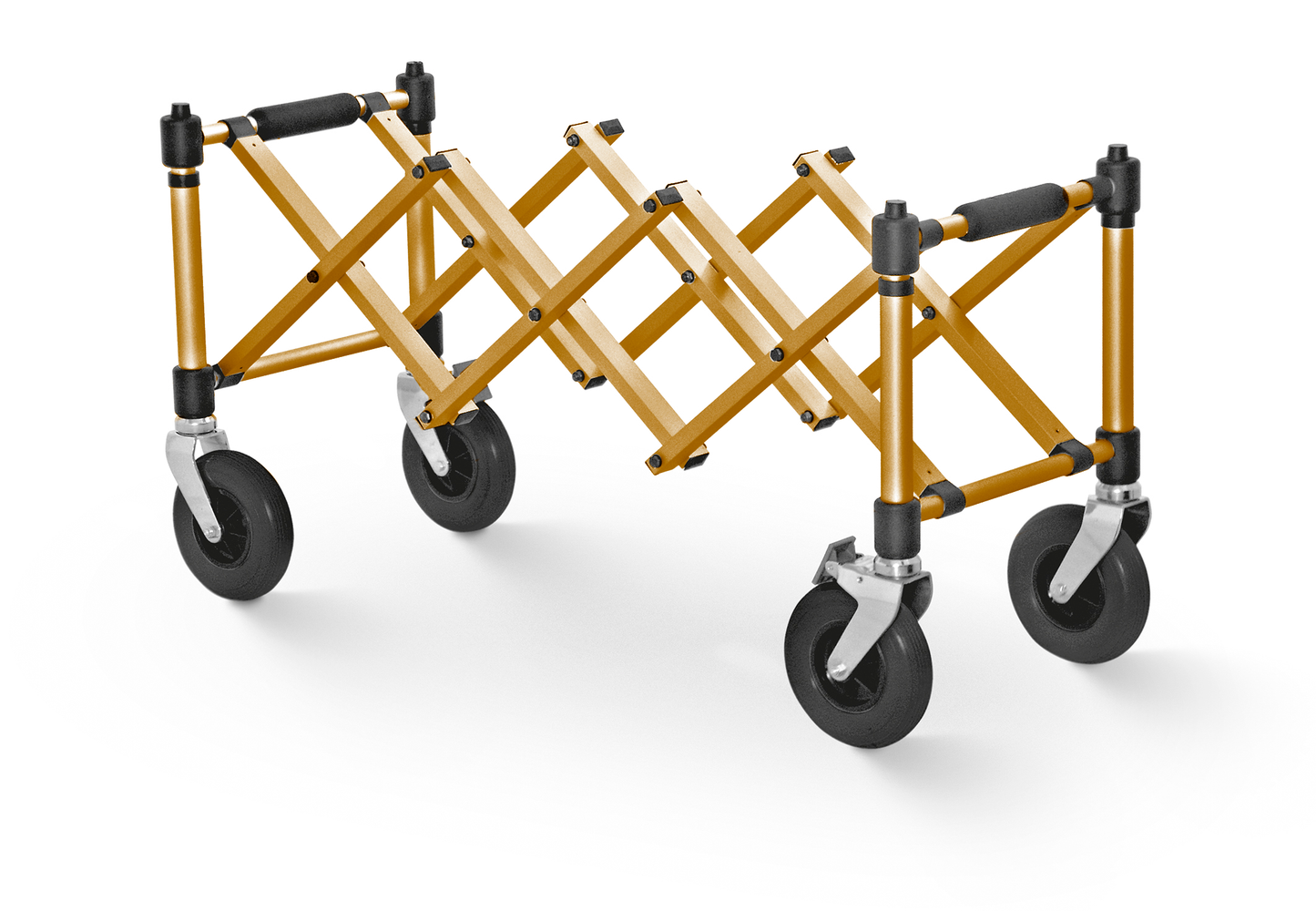 Z510F - CARRELLO FUNERARIO PIEGHEVOLE CON RUOTE DI DIAMETRO 20 CM (SENZA MANIGLIE)