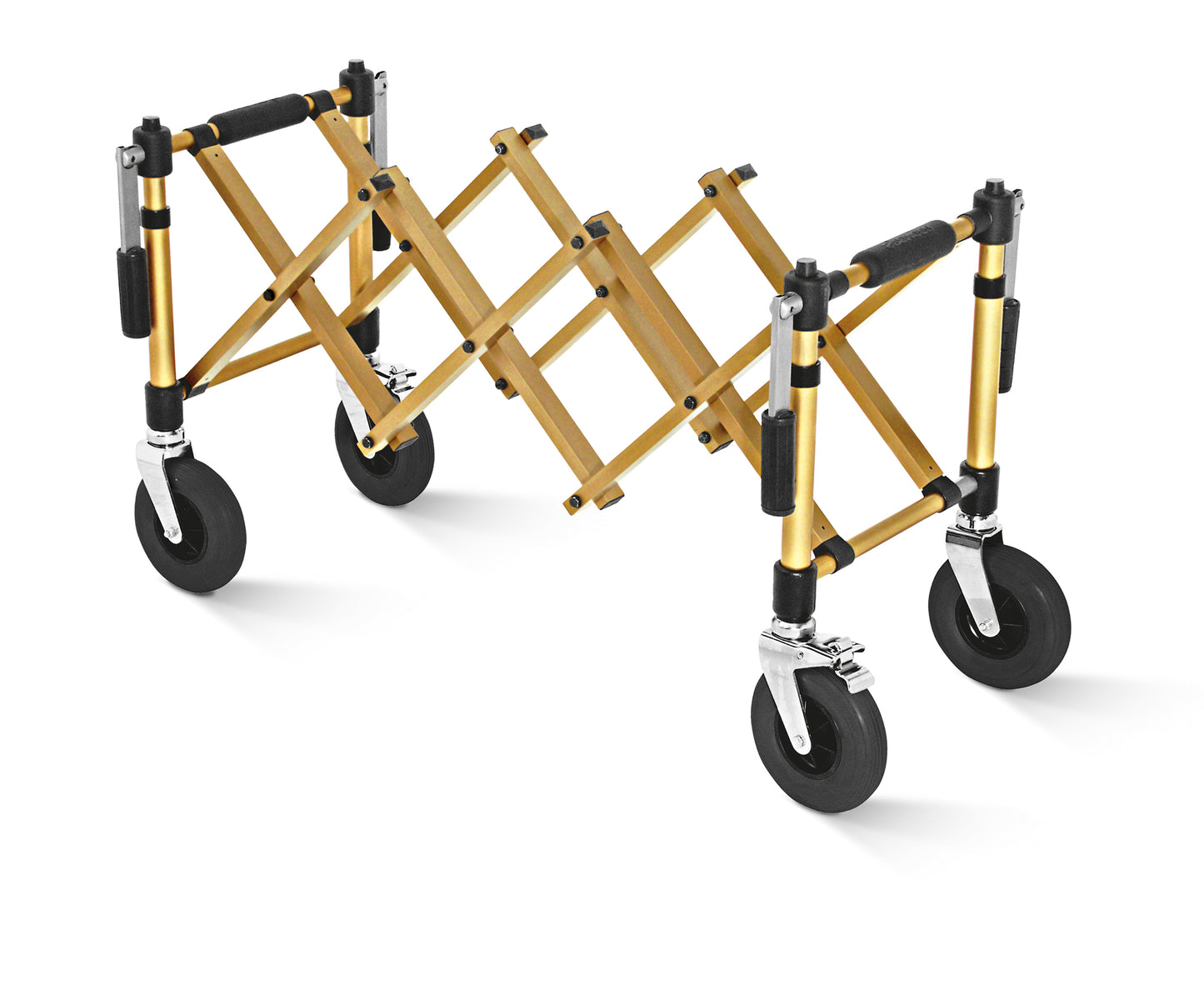 Z503 - CARRELLO MORTUARIO PIEGHEOLE E COMPATTO CON MANICI - DIAMETRO RUOTE Ø200 MM