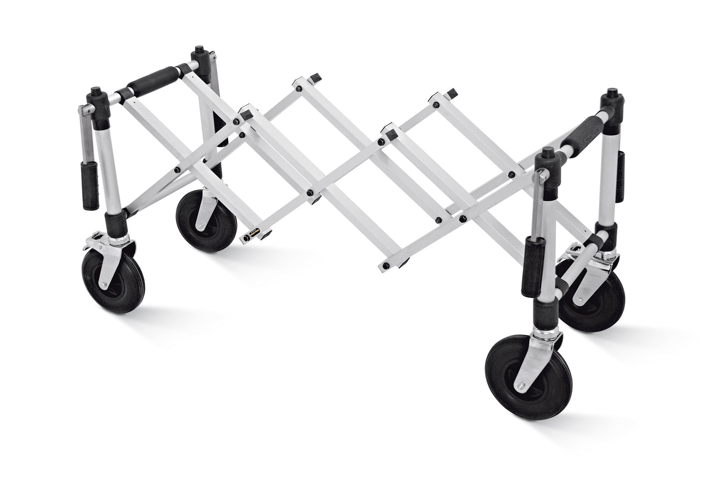 Z501 - CARRELLO MORTUARIO PIEGHEOLE E COMPATTO CON MANICI - DIAMETRO RUOTE Ø200 MM