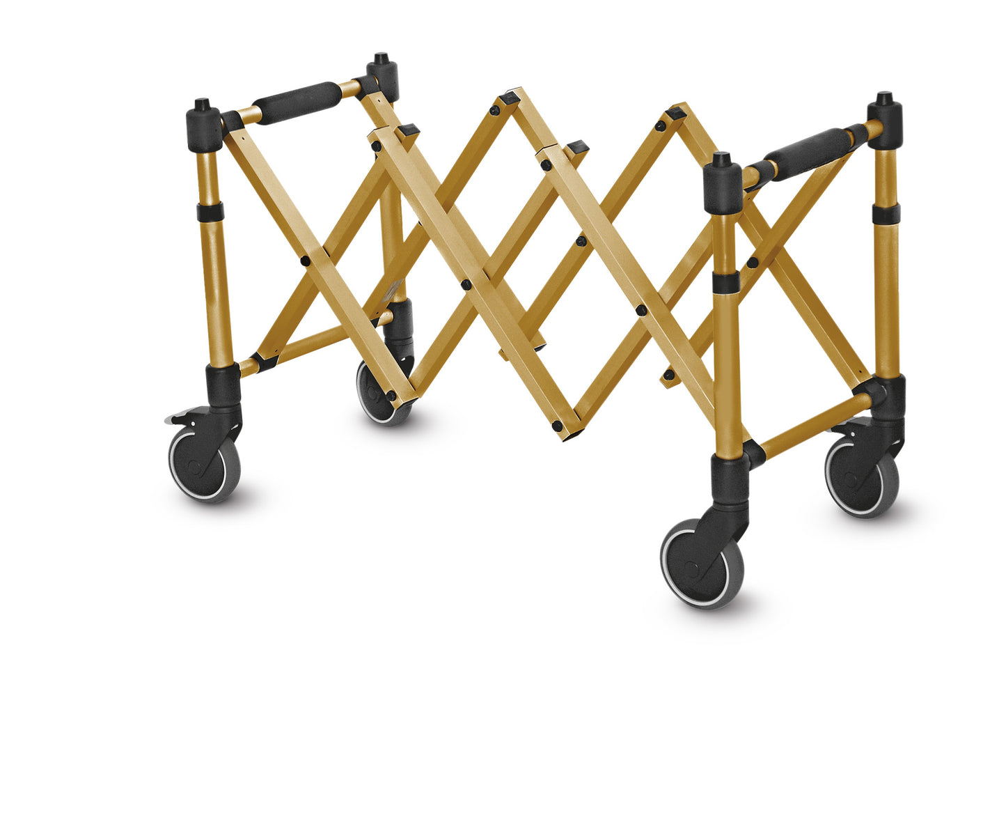 Z502 -  CARRELLO FUNERARIO PIEGHEVOLE CON RUOTE DI DIAMETRO 12,5 CM (SENZA MANIGLIE)