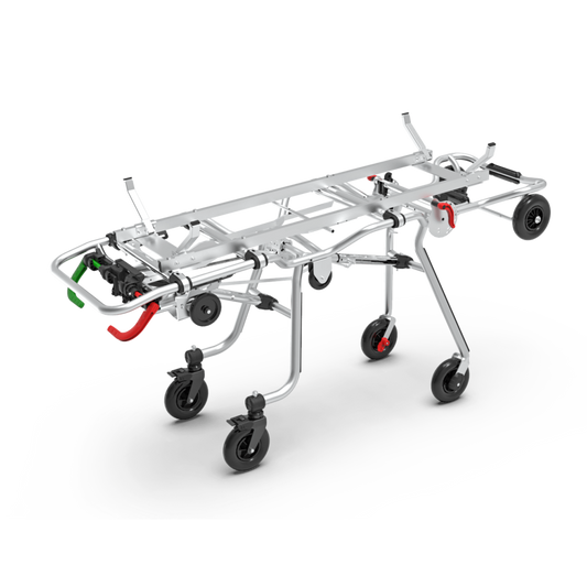Z-CROSS CARRELLO -  CARRELLO FUNERARIO CON ALTEZZE INTERMEDIE