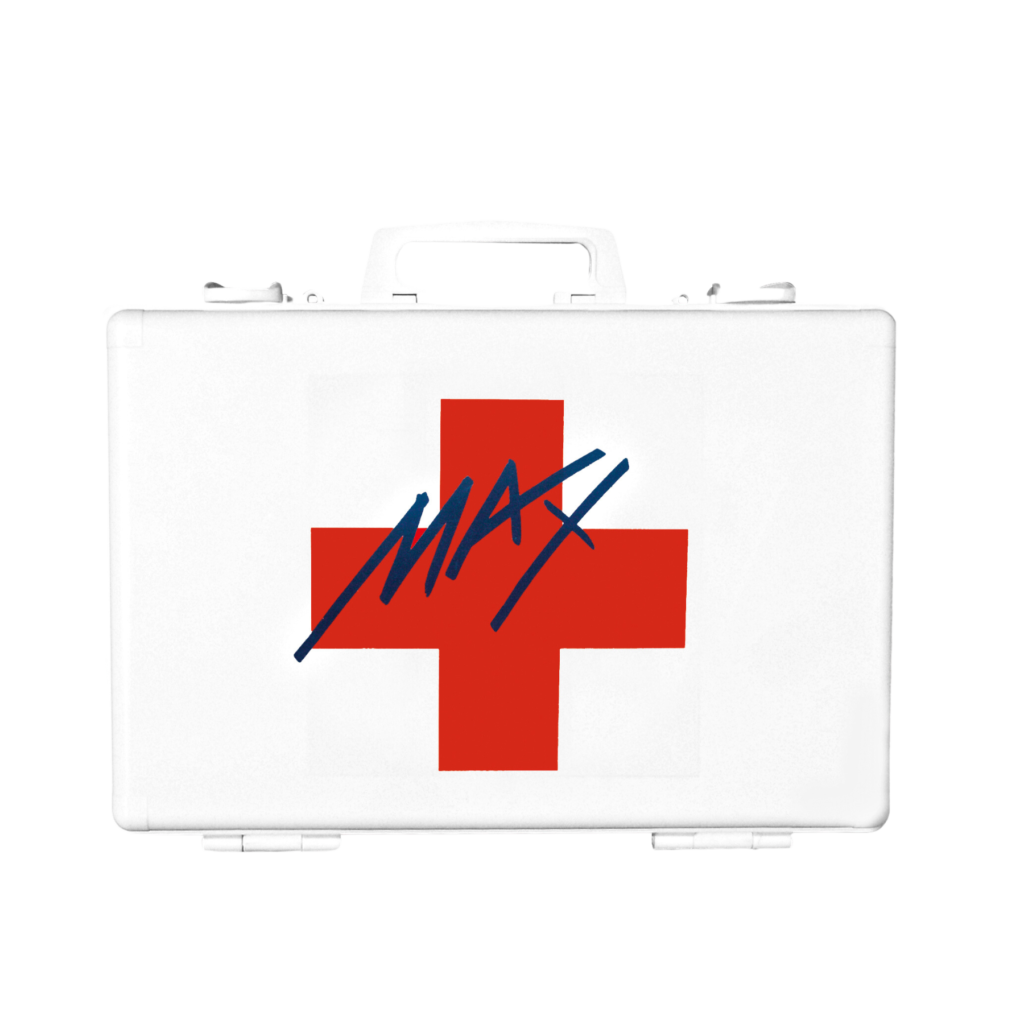 MAX PRO - KIT DI PRIMO SOCCORSO CON CASSETTA IN POLIPROPILENE