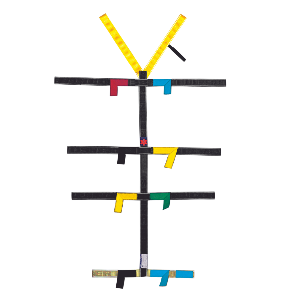 REFLEX STRAPS - SISTEMA DI CINTURE RIFRANGENTI UNIVERSALE PER TAVOLE SPINALI