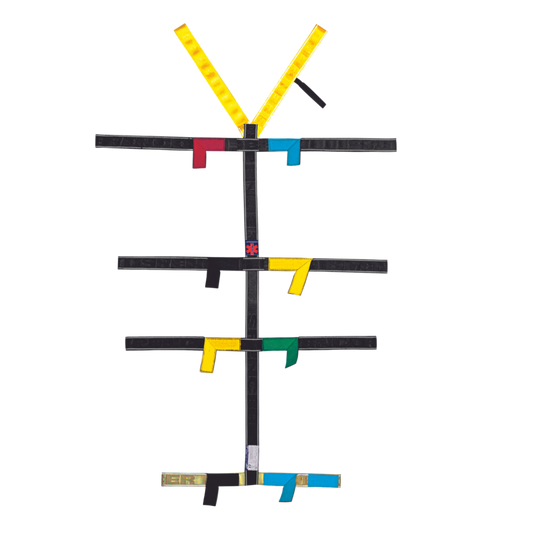 REFLEX STRAPS - SISTEMA DI CINTURE RIFRANGENTI UNIVERSALE PER TAVOLE SPINALI
